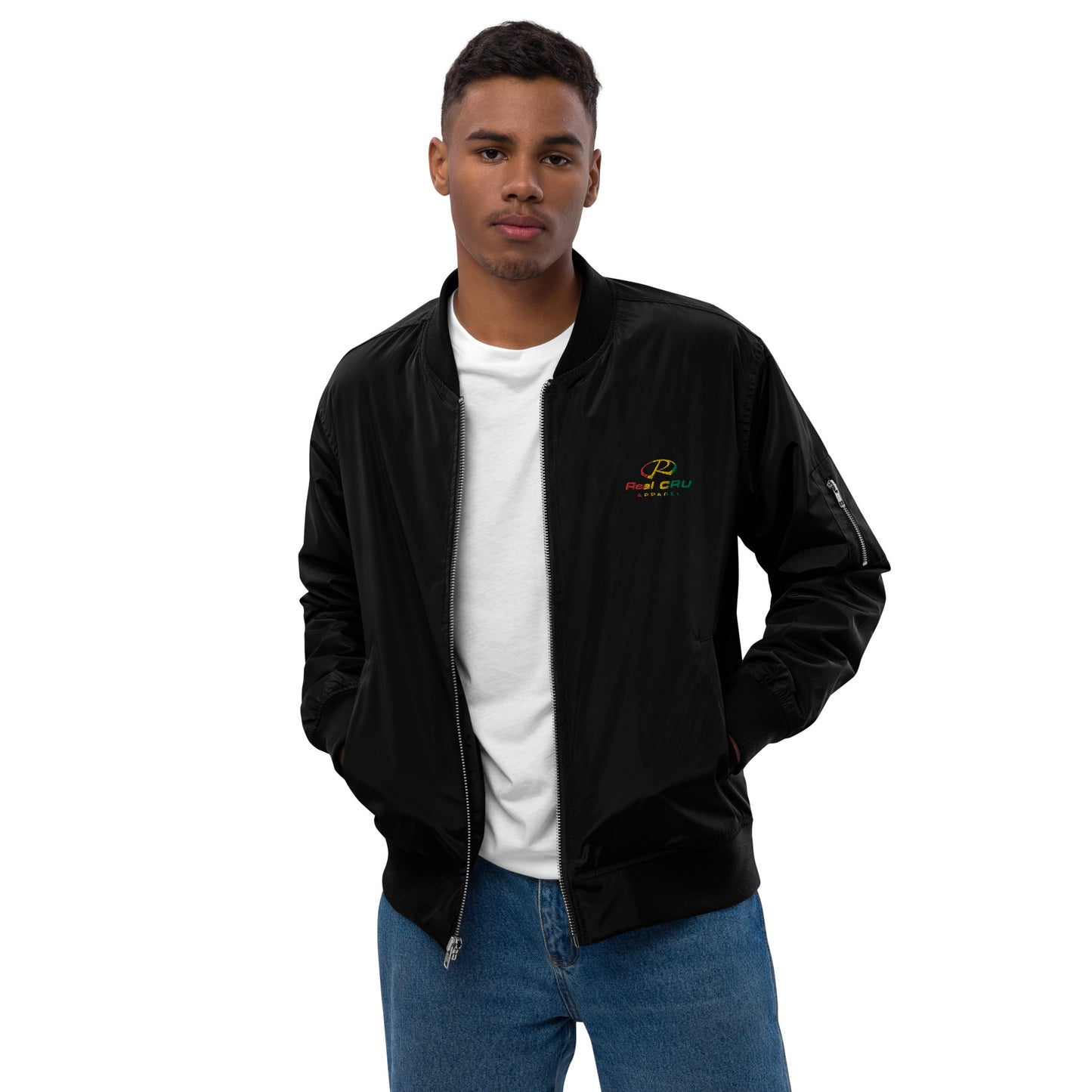 Real CRU Redbrick Premium Bomber Jacket