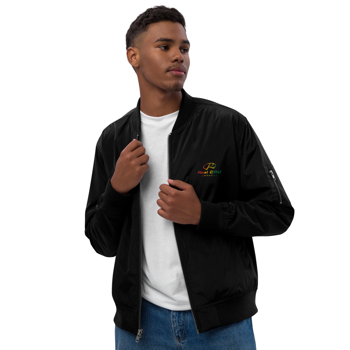 Real CRU Redbrick Premium Bomber Jacket